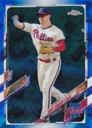 2021 Topps Chrome Sapphire Edition Base Set Scott Kingery #464 card
