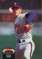 1992 Stadium Club Base Set Scott Lewis #43 card