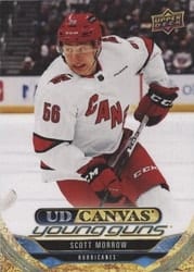 2024-25 Upper Deck UD Canvas Scott Morrow #C-99 card