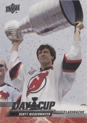 2022-23 Upper Deck Day With The Cup Flashbacks Scott Niedermayer #DC4 card