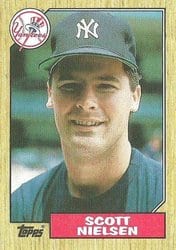 1987 Topps Base Set Scott Nielsen #57 card