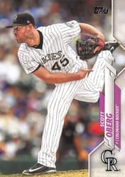 2020 Topps Base Set Scott Oberg #395 card