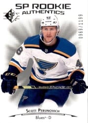 2021-22 SP Base Set Scott Perunovich #115 card