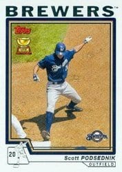 2004 Topps Base Set Scott Podsednik #378 card