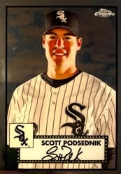 2021 Topps Chrome Platinum Anniversary Base Set Scott Podsednik #585 card
