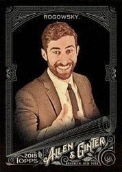 2018 Topps Allen & Ginter X Base Set Scott Rogowsky #205 card