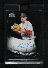2022 Topps Chrome Black Autographs Scott Rolen #CBA-SR card