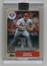 2022 Topps Clearly Authentic 1987 Topps Baseball Autographs Scott Rolen #87TBA-SR card