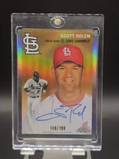 2023 Topps Chrome Platinum Anniversary Autographs Scott Rolen #CPA-SR card