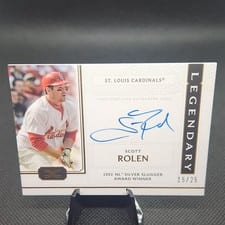 2024 Topps Definitive Collection Legendary Autographs Scott Rolen #LAC-SR card