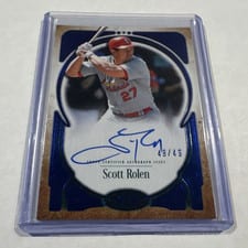 2026 Topps Tier One Prime Performers Autographs Scott Rolen #PPA-SR card