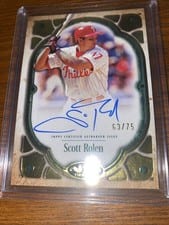 2026 Topps Tier One Tier One Autographs Scott Rolen #T1A-SR card