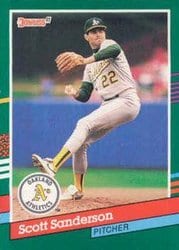 1991 Donruss Base Set Scott Sanderson #533 card