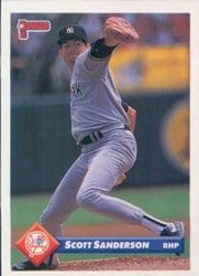 1993 Donruss Base Set Scott Sanderson #726 card