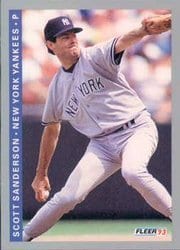 1993 Fleer Base Set Scott Sanderson #655 card
