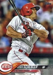 2018 Topps Base Set Scott Schebler #504 card