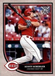 2018 Topps Big League Base Set Scott Schebler #61 card