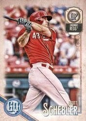 2018 Topps Gypsy Queen Base Set Scott Schebler #127 card