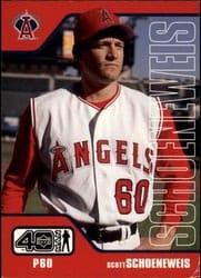 2002 Upper Deck 40-Man Base Set Scott Schoeneweis #3 card