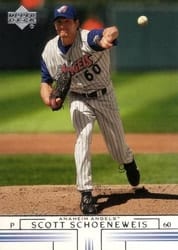 2002 Upper Deck Base Set Scott Schoeneweis #62 card