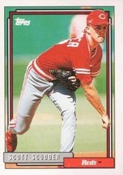 1992 Topps Base Set Scott Scudder #48 card