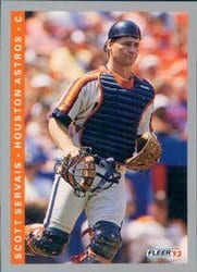 1993 Fleer Base Set Scott Servais #442 card