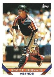1993 Topps Base Set Scott Servais #36 card