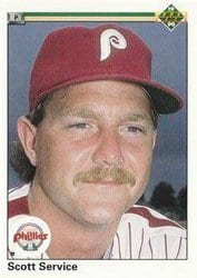 1990 Upper Deck Base Set Scott Service #35 card