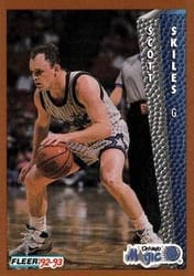 1992-93 Fleer Base Set Scott Skiles #164 card