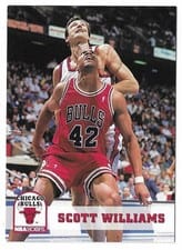 1993-94 Hoops Base Set Scott Williams #33 card