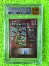 2021-22 Donruss Elite Rookie Yearbook Autographs Scottie Barnes #RY-SBA card