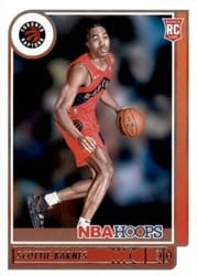 2021-22 Hoops Base Set Scottie Barnes #227 card