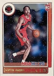 2021-22 Hoops Winter Base Set Scottie Barnes #227 card