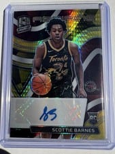 2021-22 Panini Spectra Aspiring Autographs Scottie Barnes #AA-SBN card