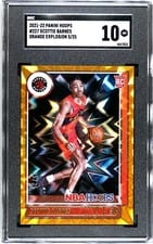 2021 Panini Hoops Scottie Barnes Orange Explosion #227 card