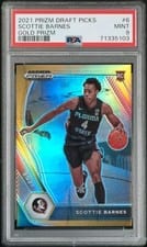 2021 Panini Prizm Draft Picks Scottie Barnes #6 card