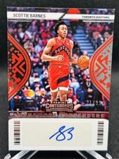 2022-23 Panini Contenders Sophomore Contenders Autographs Scottie Barnes #SC-SBN card