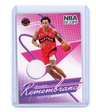 2024-25 Hoops Rookie Remembrance Scottie Barnes #RR-SBR card