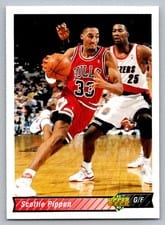 1992-93 Upper Deck Base Set Scottie Pippen #133 card