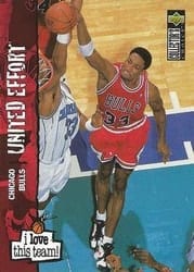 1995-96 Collector's Choice Base Set Scottie Pippen #369 card