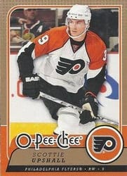 2008-09 O-Pee-Chee Base Set Scottie Upshall #6 card