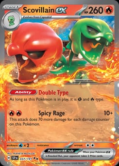Surging Sparks Scovillain ex #37 card
