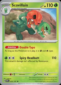 Obsidian Flames Scovillain #25 card