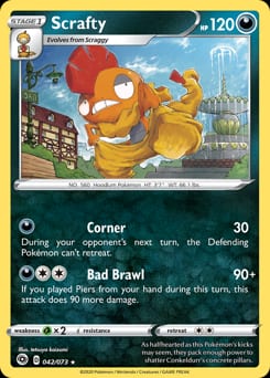 2020 Champion's Path Scrafty #42 card
