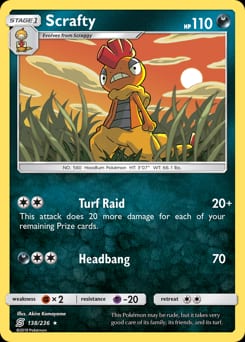 Unified Minds Scrafty #138 card