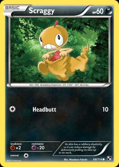 Black & White Scraggy #68 card