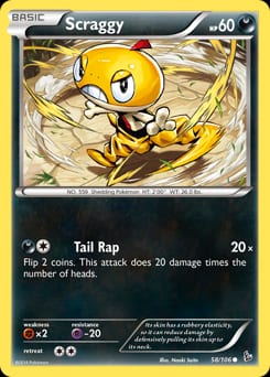 2014 Flashfire Scraggy #58 card