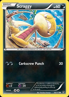 Furious Fists Scraggy #66 card