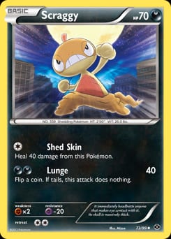 2012 Next Destinies Scraggy #73 card