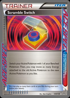 2013 Plasma Storm Scramble Switch #129 card